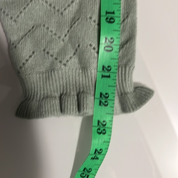 NEW / Cashmere pointelle mockneck sweater / B001 - Picture 9 of 9